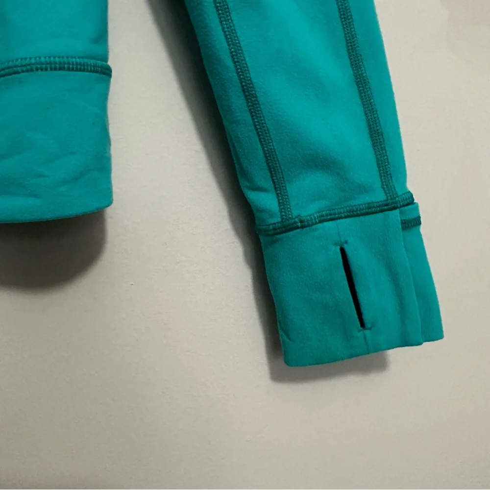 Ivivva Perfect Your Practice Jacket Teal Girl’s Size 10 Full Zip *Flawed